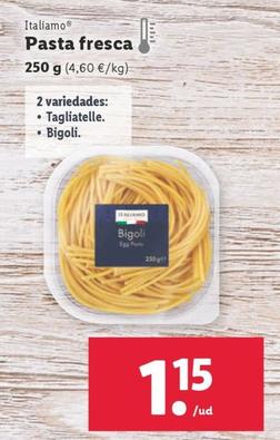 Oferta de Pasta fresca por 1,15€ en Lidl