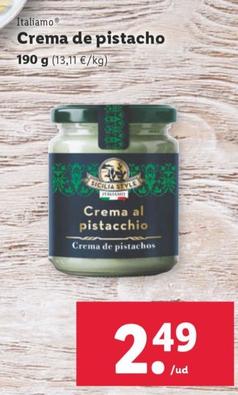 Oferta de Crema de pistacho por 2,49€ en Lidl