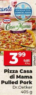 Oferta de Pizza casa di mama pulled pork por 3,99€ en Dia