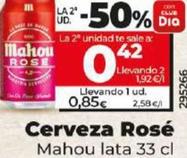 Oferta de Cerveza rose por 0,85€ en Dia