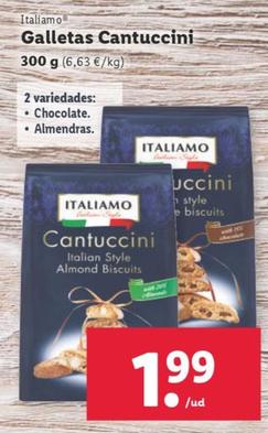 Oferta de Galletas cabtuccini por 1,99€ en Lidl
