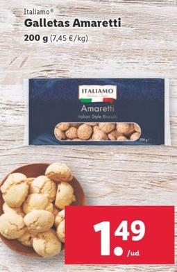 Oferta de Galletas amaretti por 1,49€ en Lidl