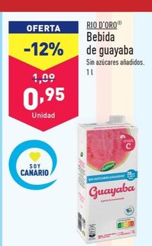 Oferta de Bebida de guayaba por 0,95€ en ALDI