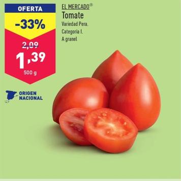 Oferta de El mercado - Tomate por 1,39€ en ALDI