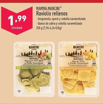 Oferta de Mamma Mancini - Raviolis rellenos por 1,99€ en ALDI