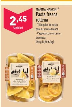 Oferta de Mamma Mancini - Pasta fresca rellena por 2,45€ en ALDI