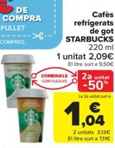Oferta de Cafes refrigerats de got por 2,09€ en Carrefour Market