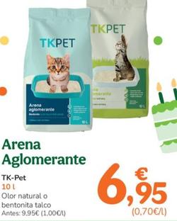 Oferta de TK-Pet - Arena Aglomerante por 6,95€ en Tiendanimal