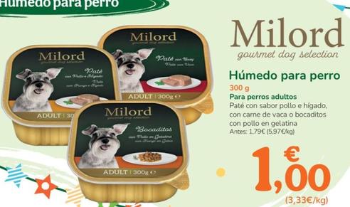 Oferta de Milord - Húmedo para perro por 1€ en Tiendanimal