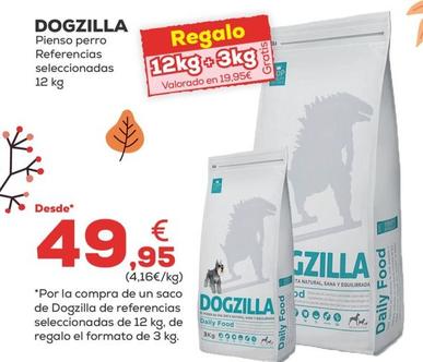 Oferta de Dogzilla - pienso perro referencias seleccionadas por 49,95€ en Kiwoko