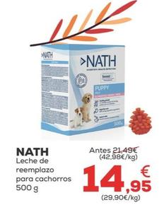 Oferta de Nath - leche de reemplazo para cachorros por 14,95€ en Kiwoko