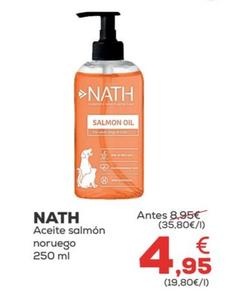 Oferta de Nath - aceite salmon noruego por 4,95€ en Kiwoko