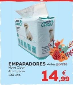 Oferta de Nova clean - empapadores por 14,99€ en Kiwoko