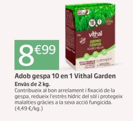 Oferta de Vithal garden - adob gespa 10 en 1 por 8,99€ en Jardiland