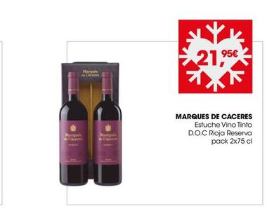 Oferta de Estuche Vino Tinto D.o.c. Rioja Reserva por 21,95€ en Eroski