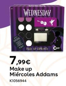 Oferta de Make up Miercoles Addams por 7,99€ en ToysRus