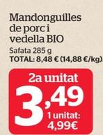 Oferta de Mandonguilles de porc vidella BIO por 4,99€ en La Sirena
