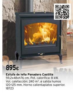 Oferta de Estufa De Leña Panadero Castilla por 895€ en Cadena88
