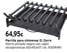 Oferta de Parrilla Para Chimenea El Zorro por 64,95€ en Cadena88