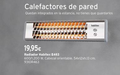 Oferta de Radiador E463 por 19,95€ en Cadena88