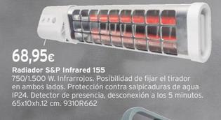 Oferta de Radiador S&p Infrared 155 por 68,95€ en Cadena88