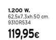 Oferta de Emisor Termico Seco Serie Xh 1200w por 119,95€ en Cadena88