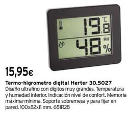 Termo-higrómetro digital HERTER 30.5041