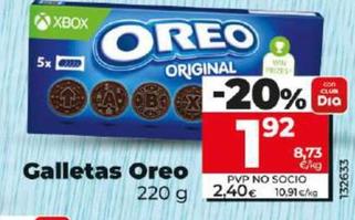 Oferta de Galletas por 1,92€ en Dia