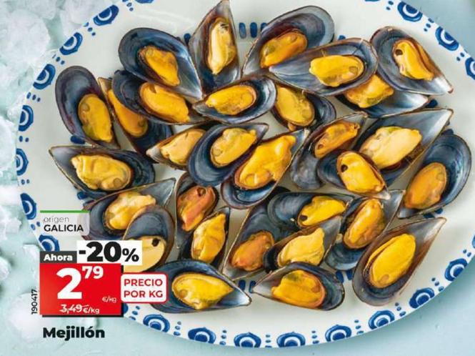 Oferta de Mejillón por 2,79€ en Dia