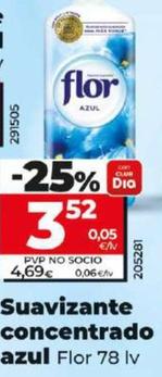 Oferta de Suavizante concentrado azul por 3,52€ en Dia