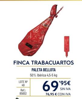 Oferta de Paleta Bellota por 69,95€ en Makro