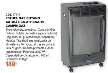 Estufa de Gas Catalítica Campingaz Athena 20