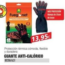 Oferta de Guante Anti-calórico por 13,95€ en Optimus
