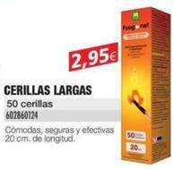 Oferta de Cerillas Largas por 2,95€ en Optimus