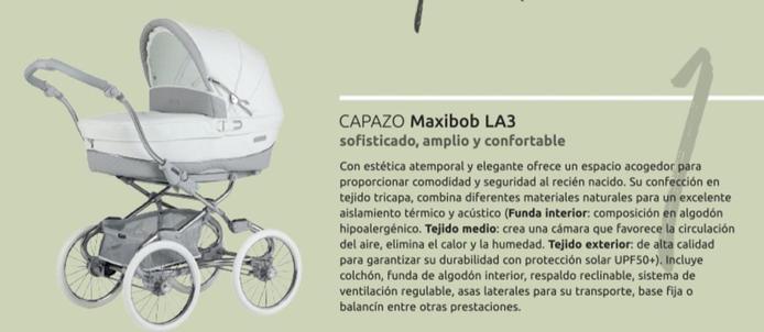 Oferta de Capazo Maxibob La3 en 