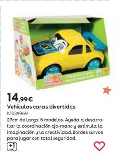 Oferta de Vehicuolas Caras Divertidas por 14,99€ en ToysRus