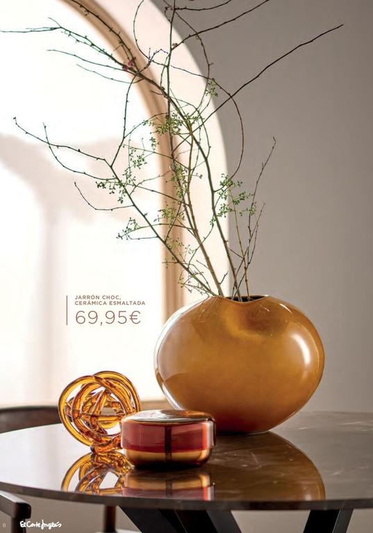 Oferta de Jarron Choc Ceramica Esmaltada por 69,95€ en El Corte Inglés