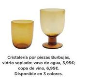 Oferta de Cristalería Por Piezas Burbujas por 5,95€ en El Corte Inglés