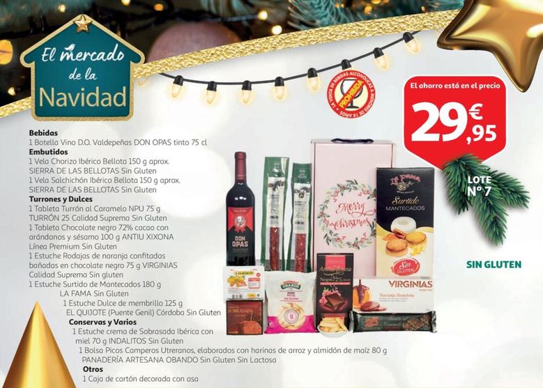 Oferta de Bebidas , Embutidos , Turrones Y Dulces , Conservas , Otros por 29,95€ en Alcampo