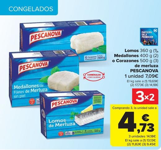 Corazones de Merluza 500 g, Pescados