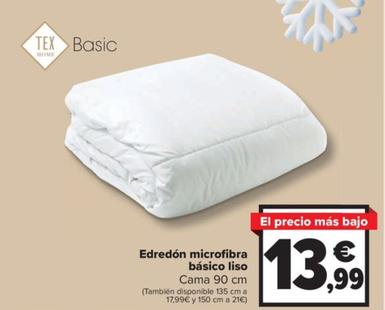 Relleno Nordico Liso Blanco 400gr Cama 135 Cms. con Ofertas en Carrefour