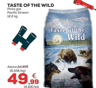 Oferta de Taste Of The Wild - Pinso Gos Pacific Stream por 49,99€ en Kiwoko