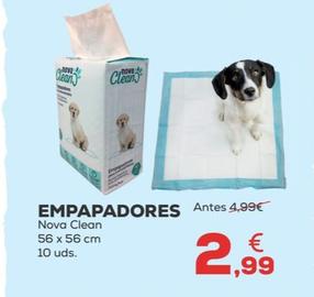 Oferta de Nova Clean - Empapadores por 2,99€ en Kiwoko