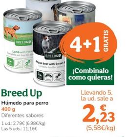 Oferta de Breed Up - Húmedo Para Perro por 2,79€ en Tiendanimal