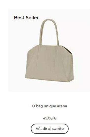 Oferta de O Bag Unique Arena por 49€ en O bag
