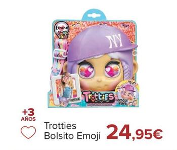 Oferta de Trotties Bolsito Emoji por 24,95€ en Carrefour