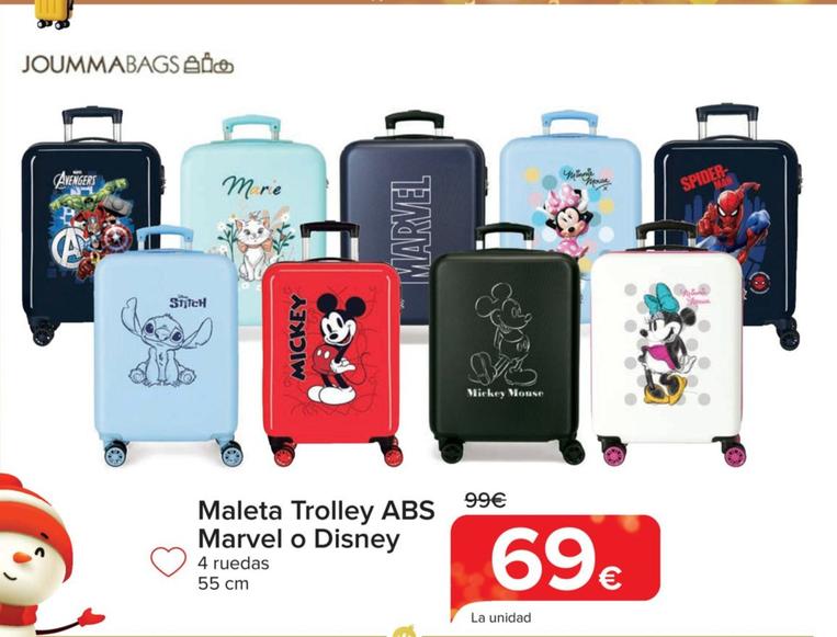 Oferta de Maleta Trolley Abs por 69€ en Carrefour