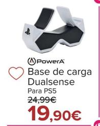 Oferta de Power A - Base De Carga Dualsense por 19,9€ en Carrefour