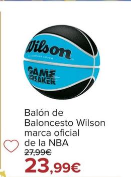 Oferta de Balon De Baloncesto Wilson Marca Oficial De La Nba por 23,99€ en Carrefour