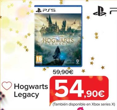 Oferta de Hogwarts Legacy por 54,9€ en Carrefour